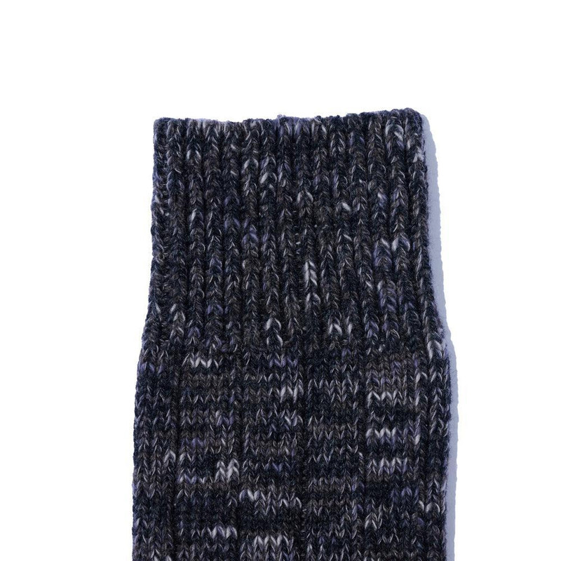 The Real McCoys The Real McCoy's Outdoor 'Camp' Wool Socks Charcoal outlook