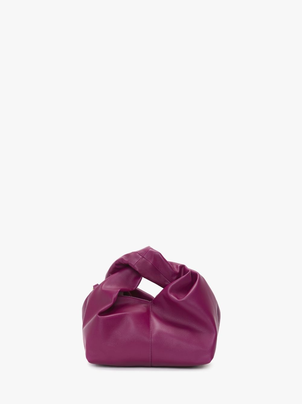 MINI TWISTER HOBO WITH STRAP - LEATHER CROSSBODY BAG - 4