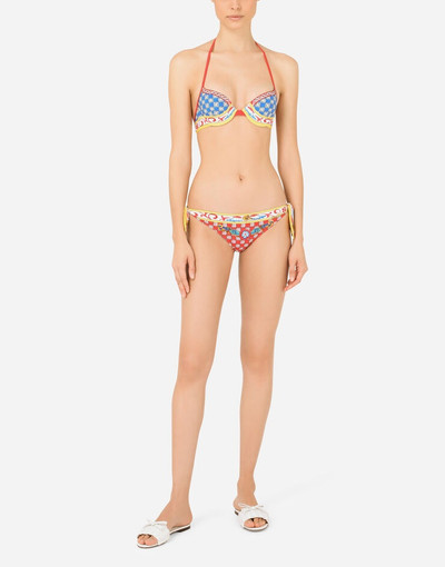 Dolce & Gabbana Carretto-print bikini outlook