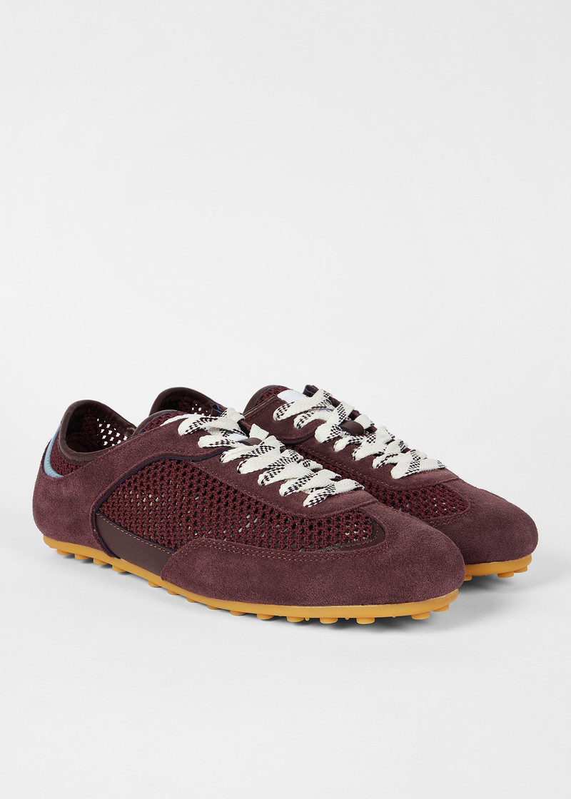 Women's Burgundy 'Samara' Trainers 4