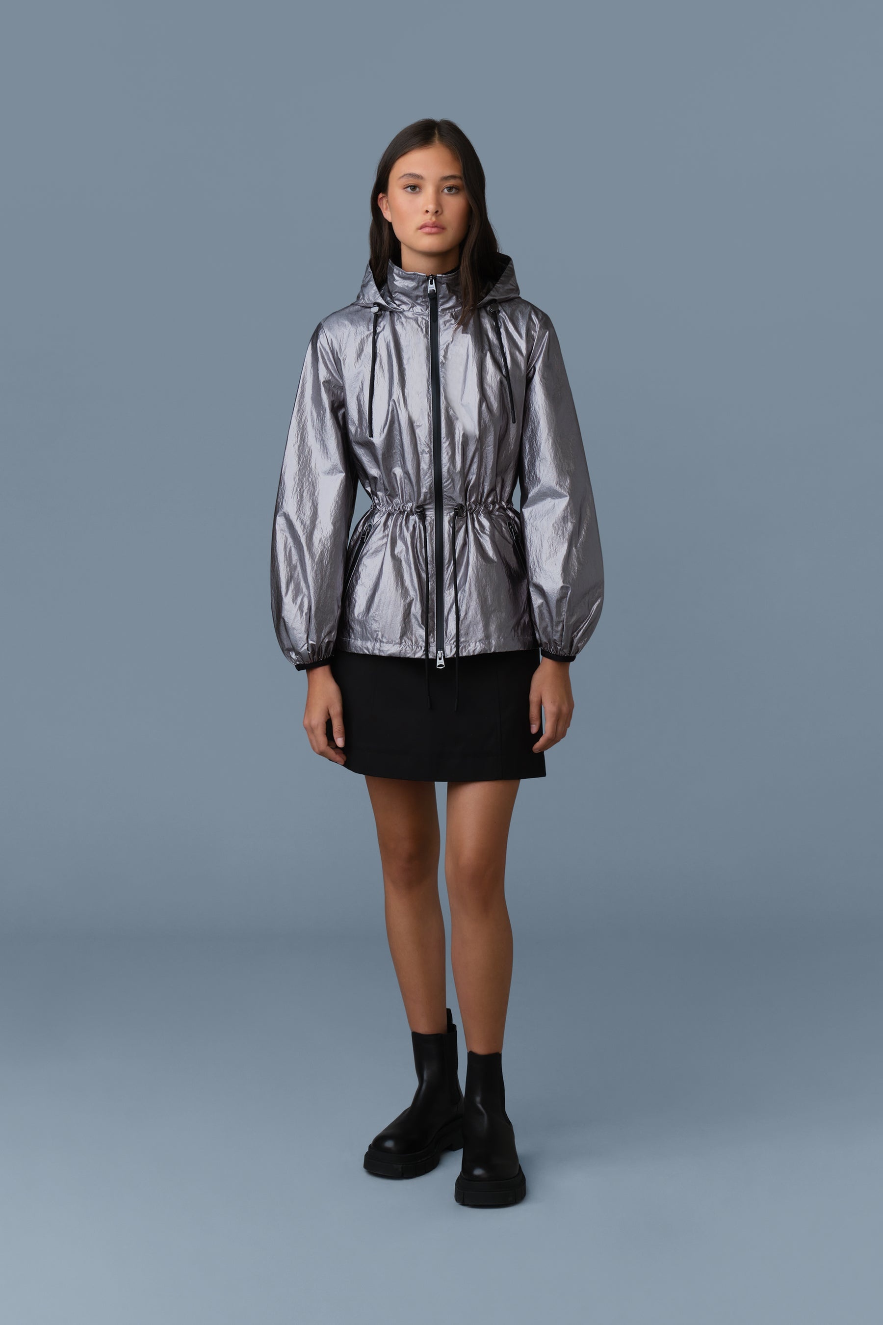 ISHA Rain Jacket with Balloon Sleeves - 2