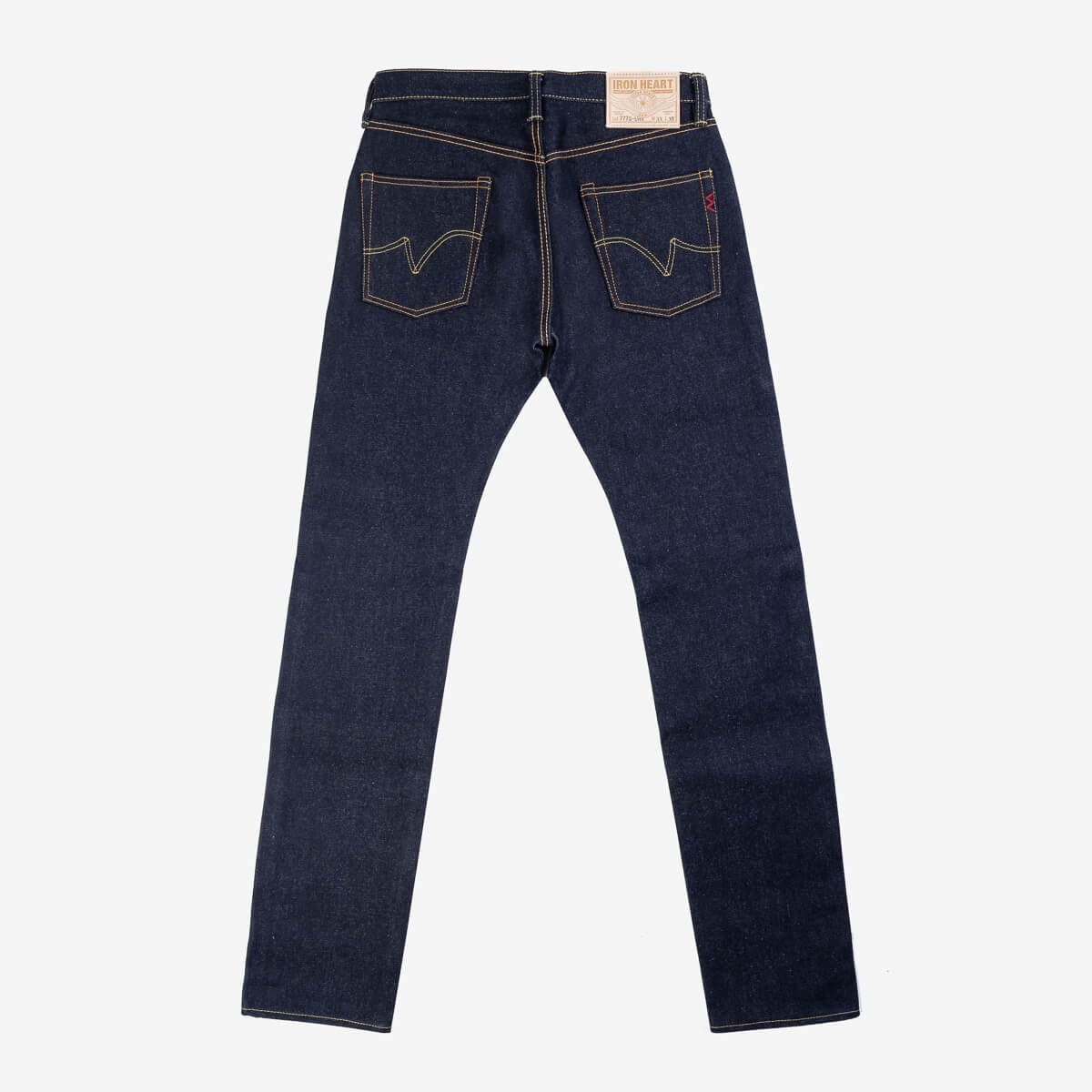 IH-777S-UHR 21/23oz Ultra Heavy Raw Selvedge Denim Slim Tapered Cut Jeans - Indigo - 5
