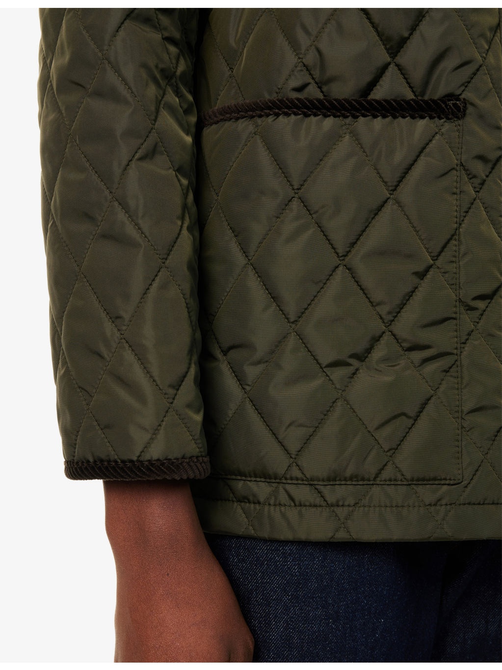 Quilted Corduroy-Trims Woven Jacket - 6