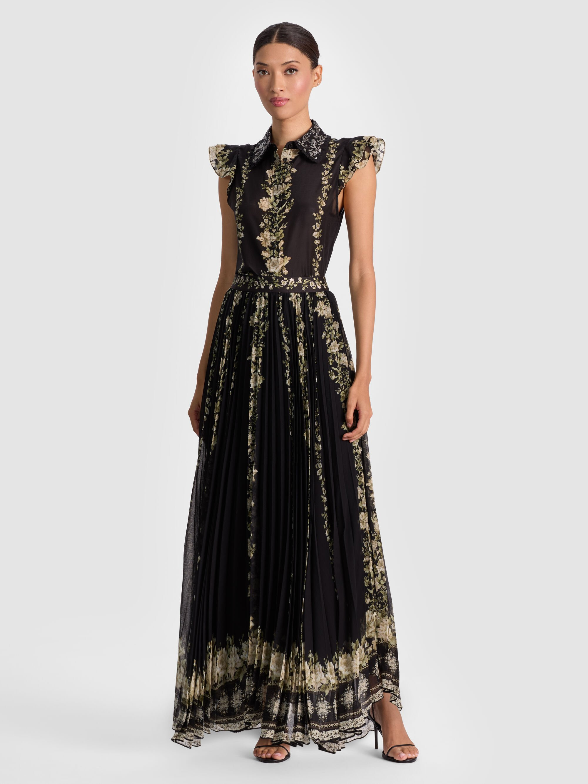 KATZ PLEATED MAXI SKIRT - 5