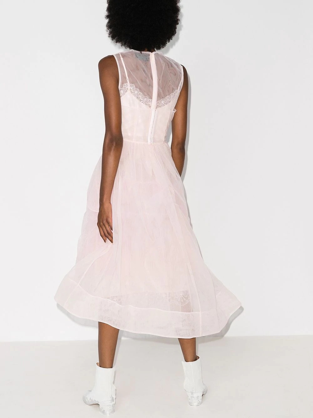 flared organza dress - 3