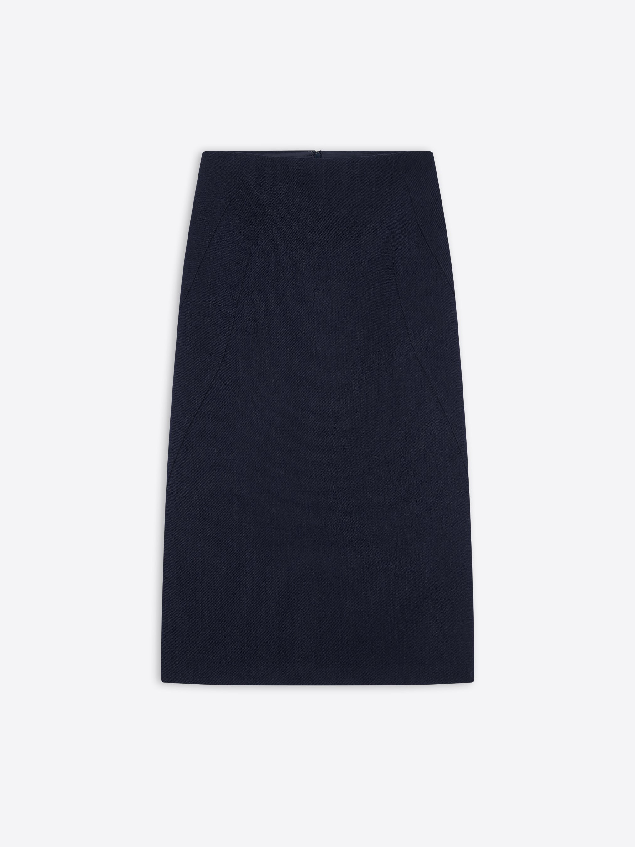 WOOL TAILORED SKIRT - 1