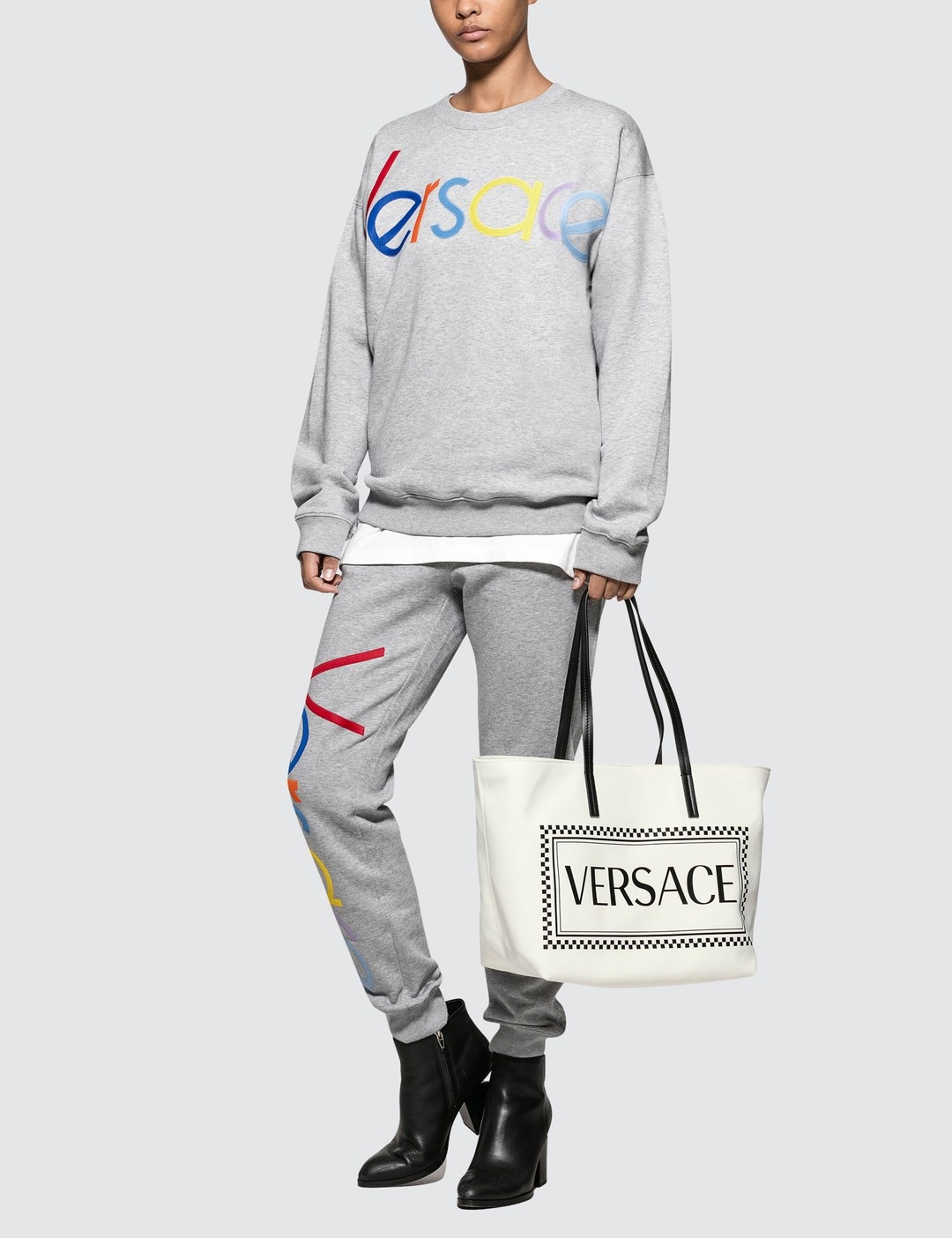 RAINBOW COLOR LOGO SWEATPANTS - 4