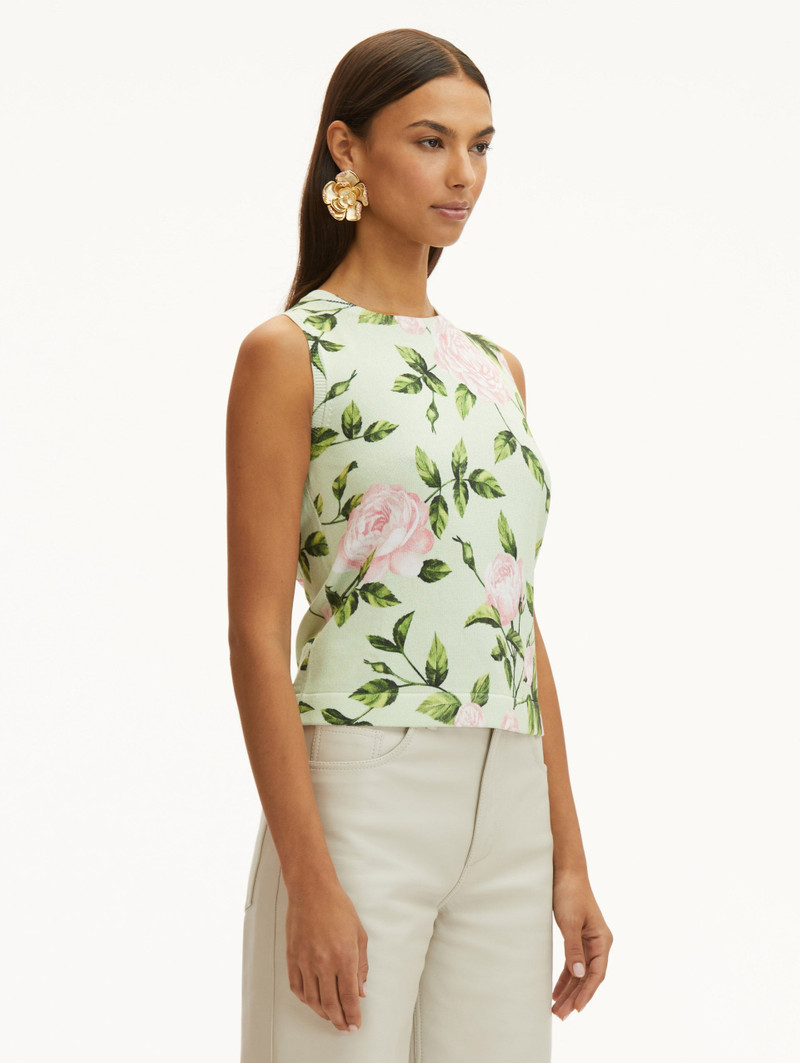 ENGLISH ROSE PRINTED TANK 5