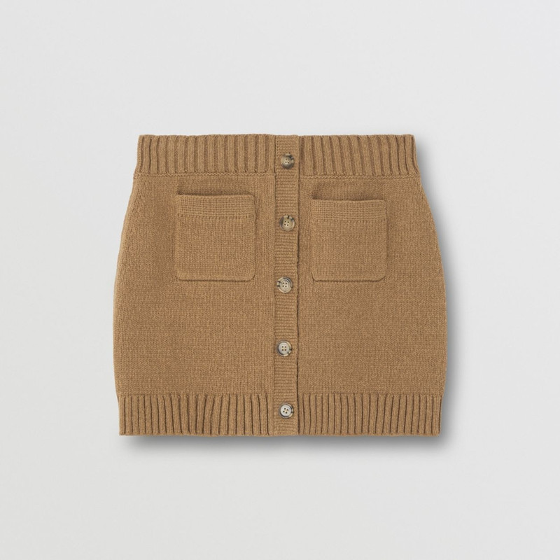 Monogram Motif Cotton Blend Mini Skirt 1