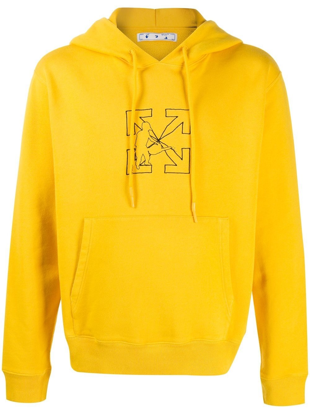 Workers logo-print hoodie - 1