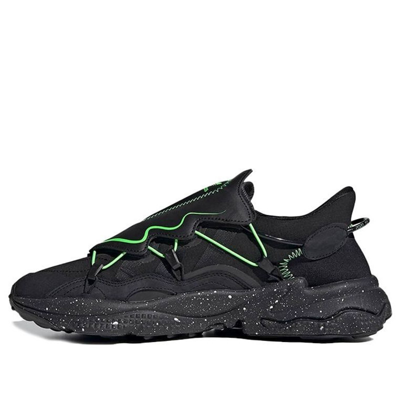 adidas Ozweego 'Black Solar Green' FZ1955 - 1