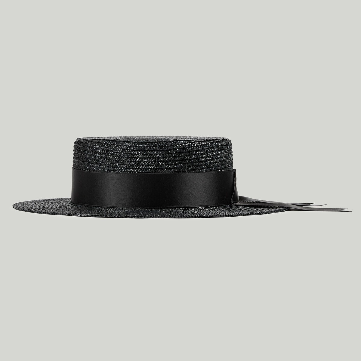 Straw hat with bow - 2