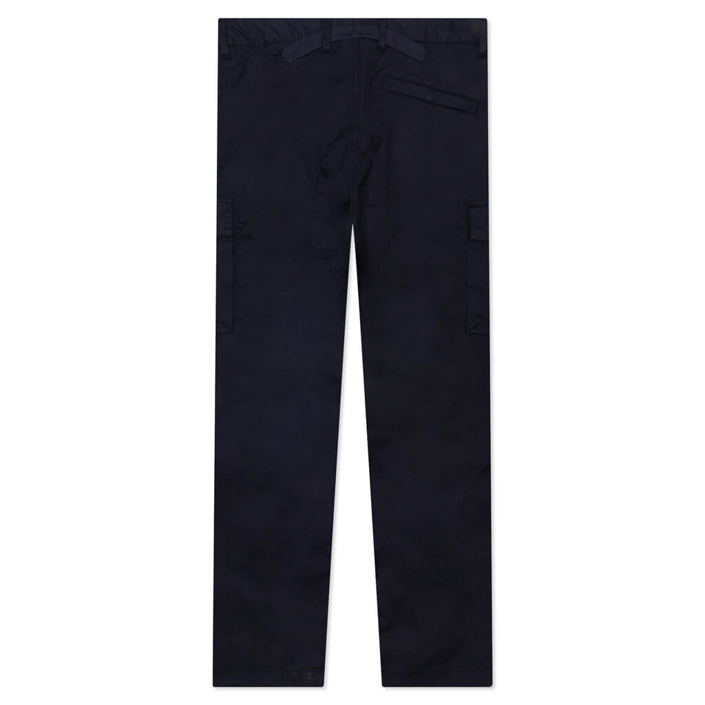 STRETCH GABARDINE TROUSERS - NAVY BLUE - 2