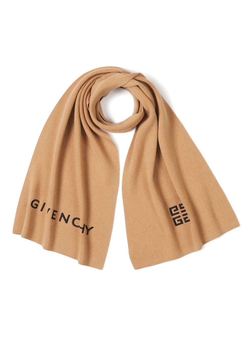 4G-embroidered scarf - 3