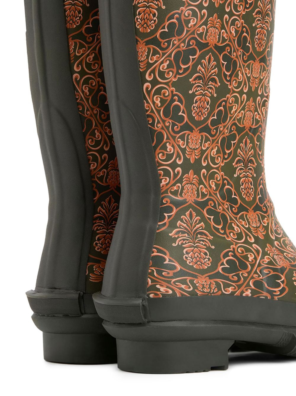 pineapple print rain boots - 5