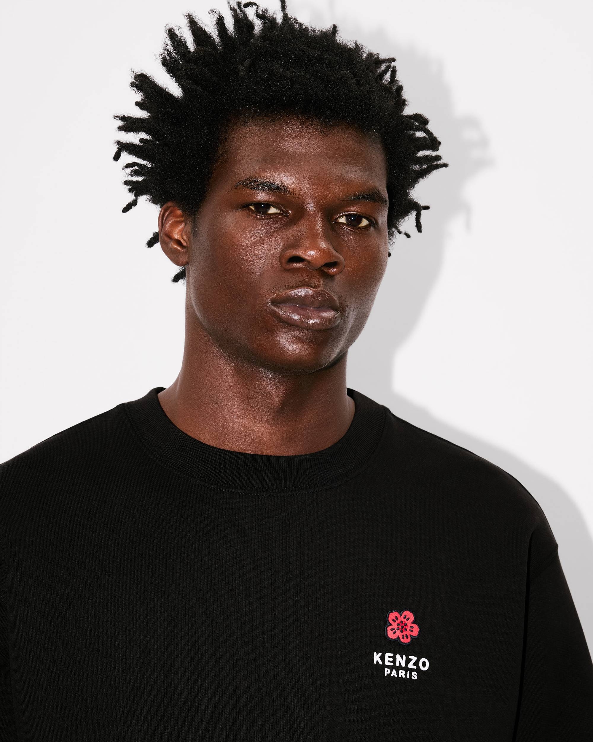 'Boke Flower' embroidered sweatshirt in cotton - 6