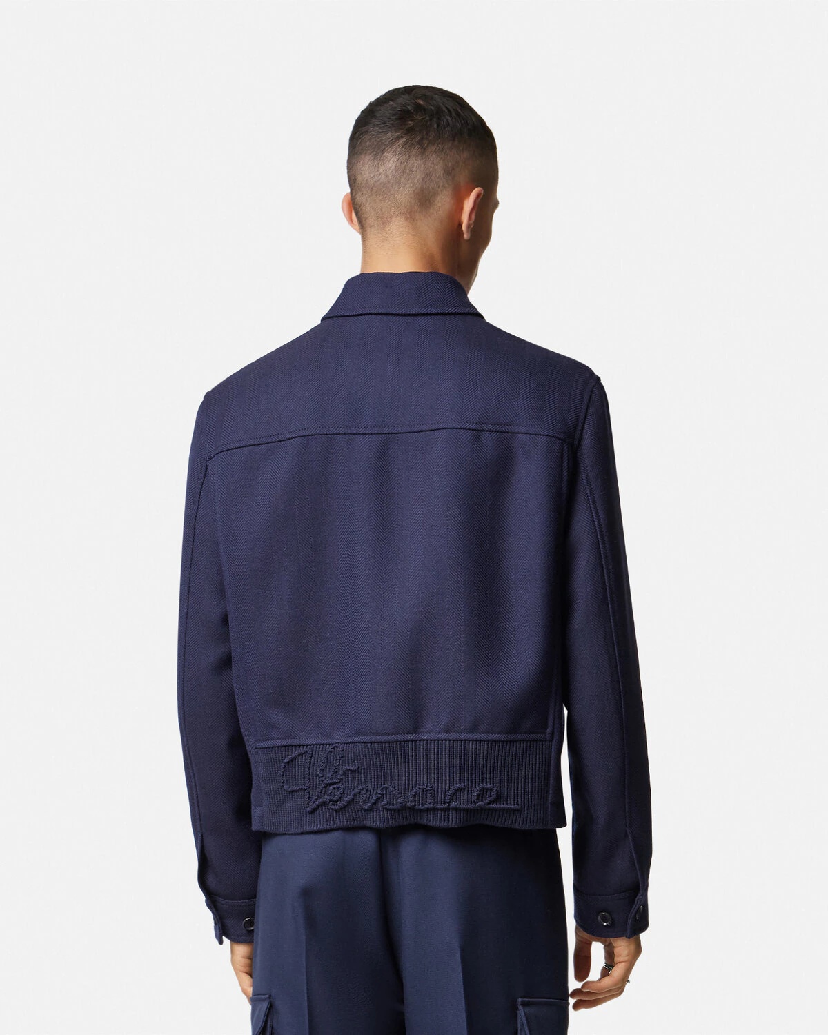 Versace Nautical Logo Blouson Jacket - 5