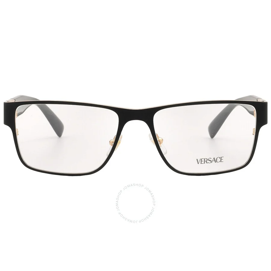 Versace Demo Rectangular Men's Eyeglasses VE1274 1436 55 - 1