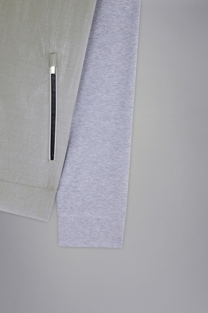 WOOL AND SILK HYBRID JACKET 5