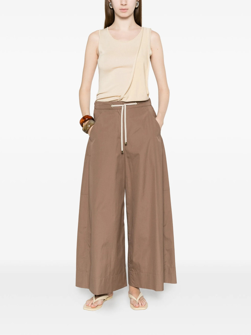 's Max Mara Gufo Drawstring-fastening Palazzo Pants 5