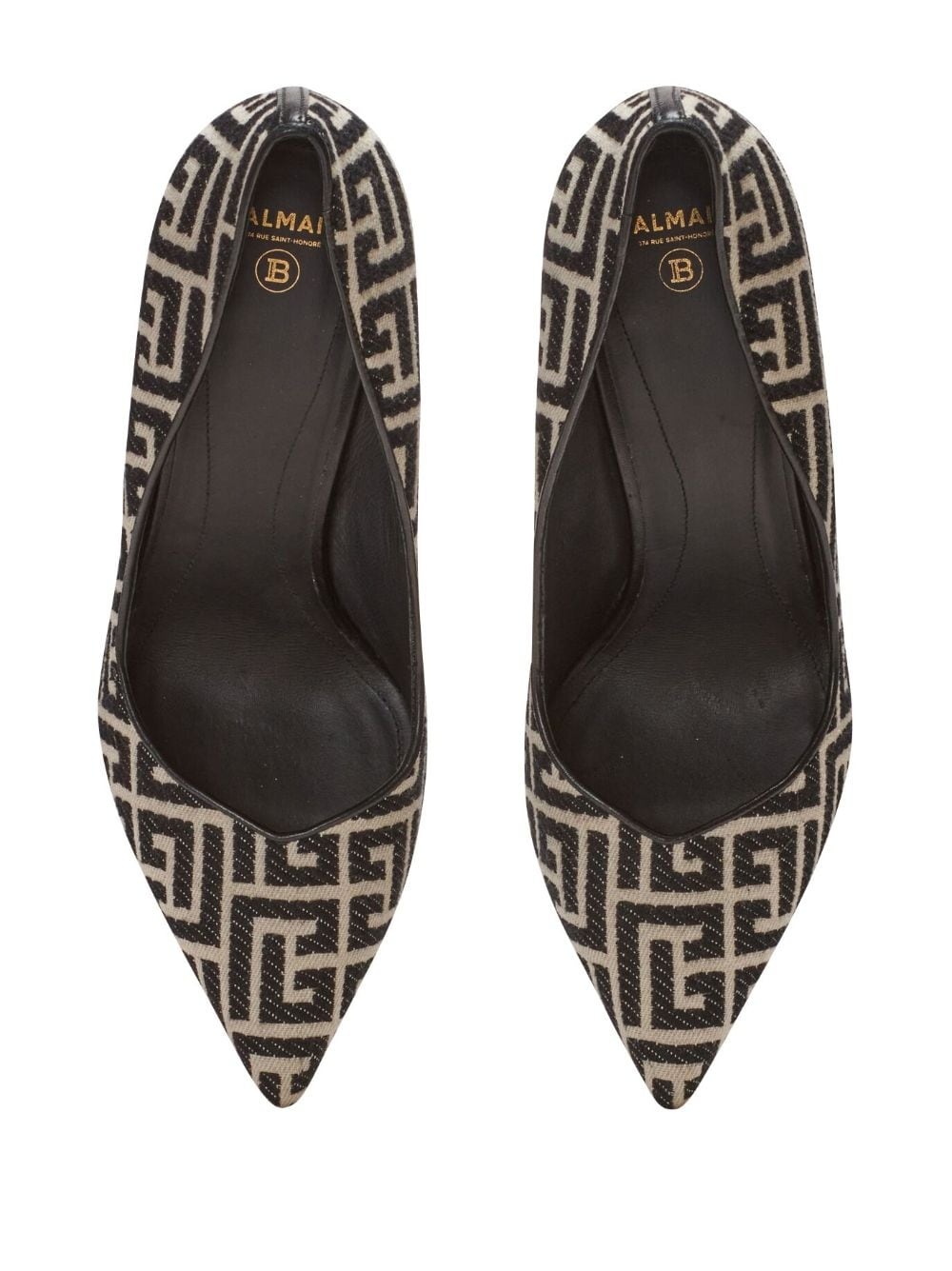 Ruby 95mm monogram pumps - 4
