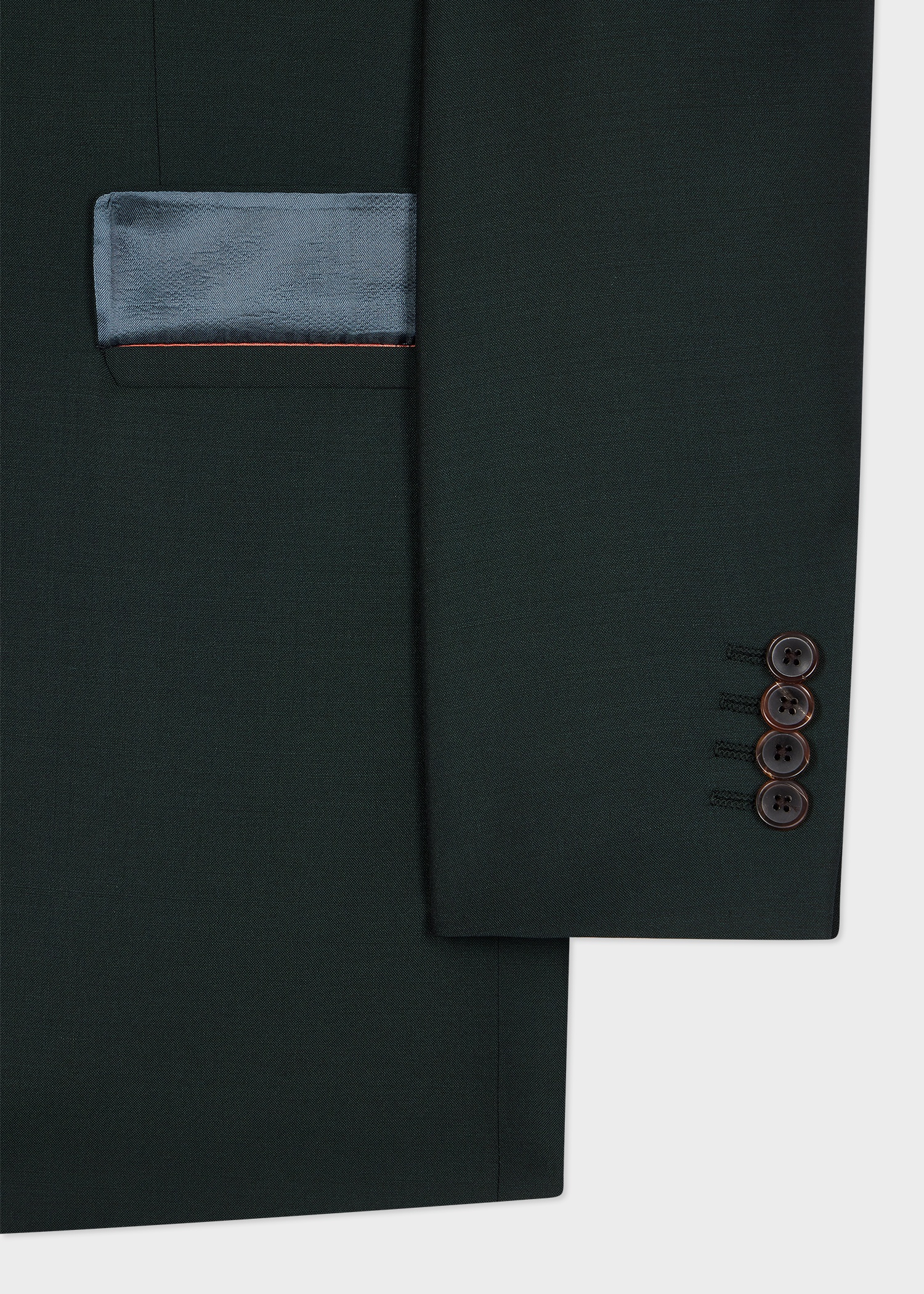 The Kensington - Slim-Fit Forest Green Wool-Mohair Suit - 3