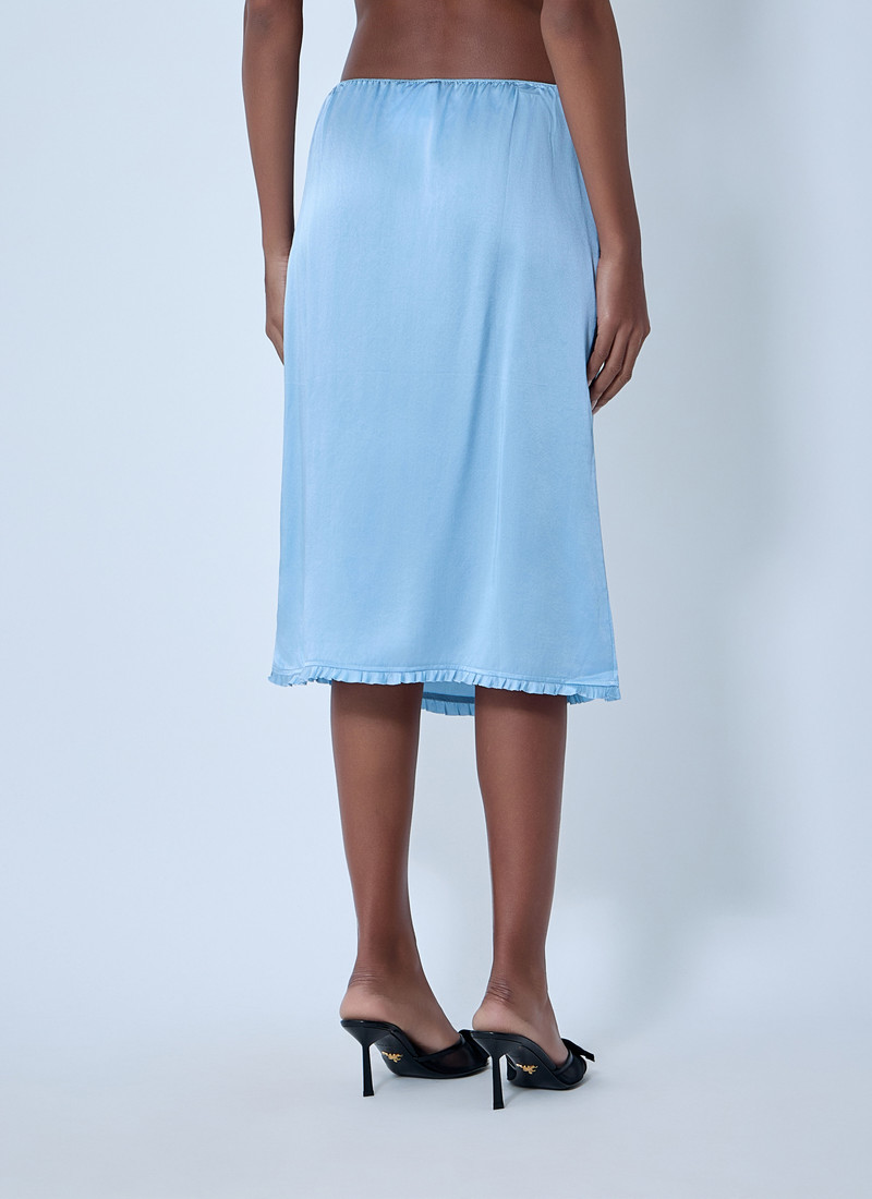 Satin Midi Skirt 4