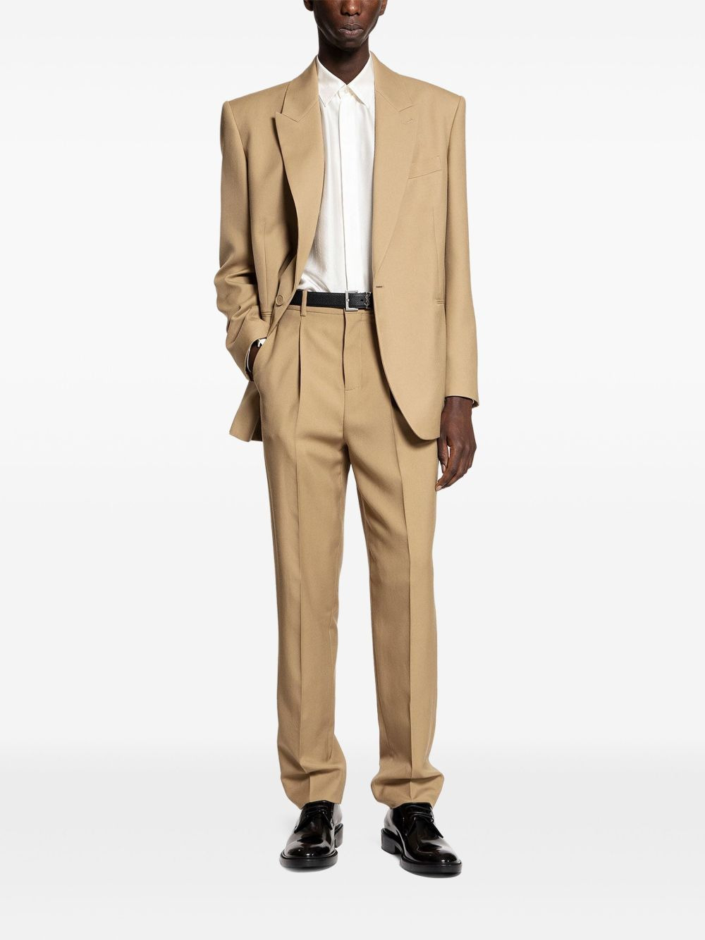 Saint Laurent Men Wool Gabardine Jacket - 3