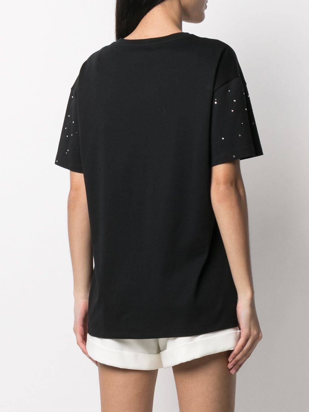 crystal-embellished T-shirt - 4