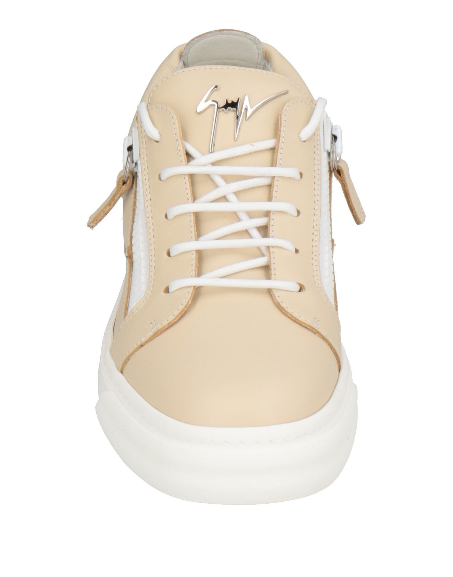 Beige Men's Sneakers - 4