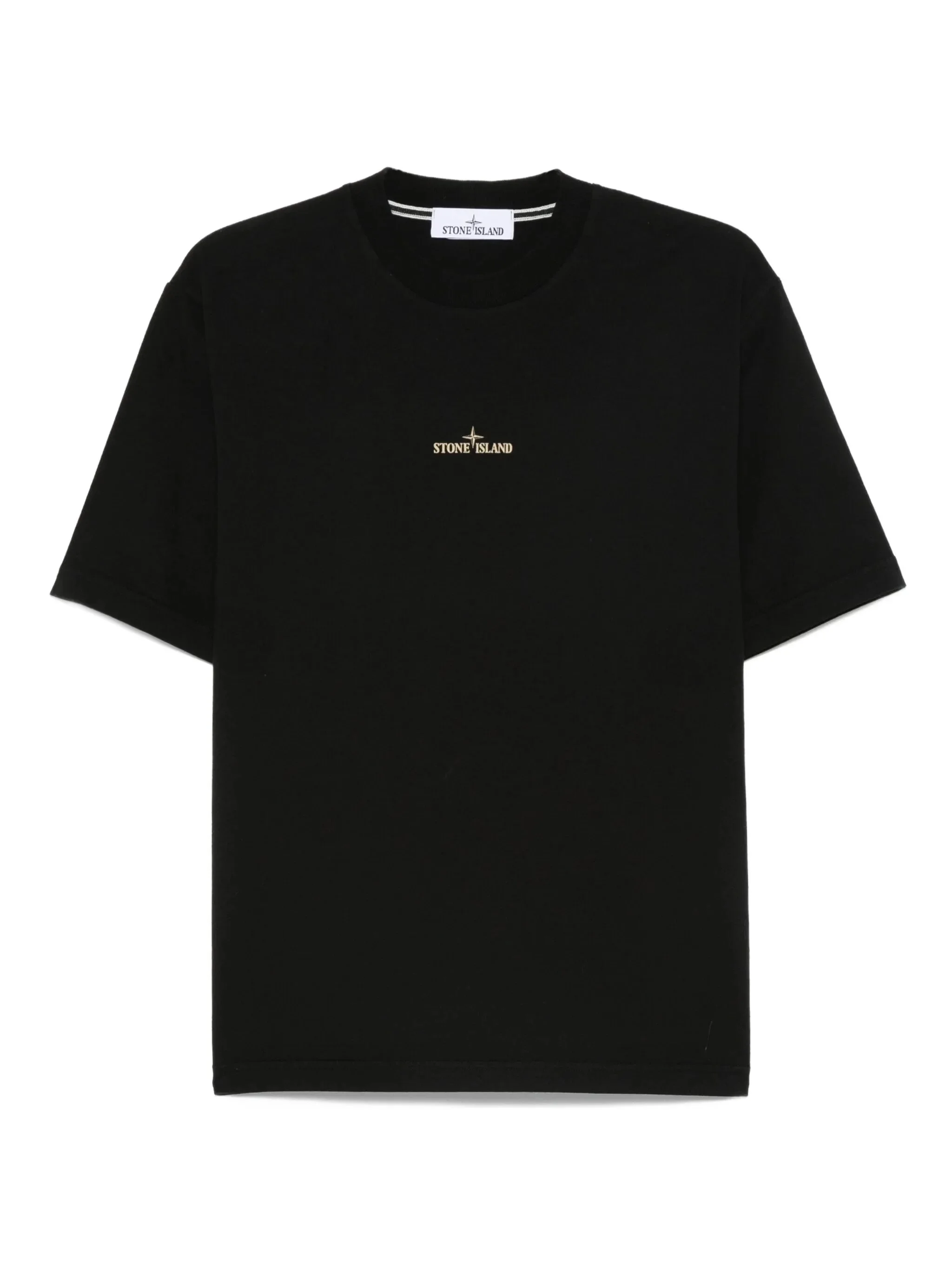 Stone Island Logo-embroidered Cotton T-shirt - 1