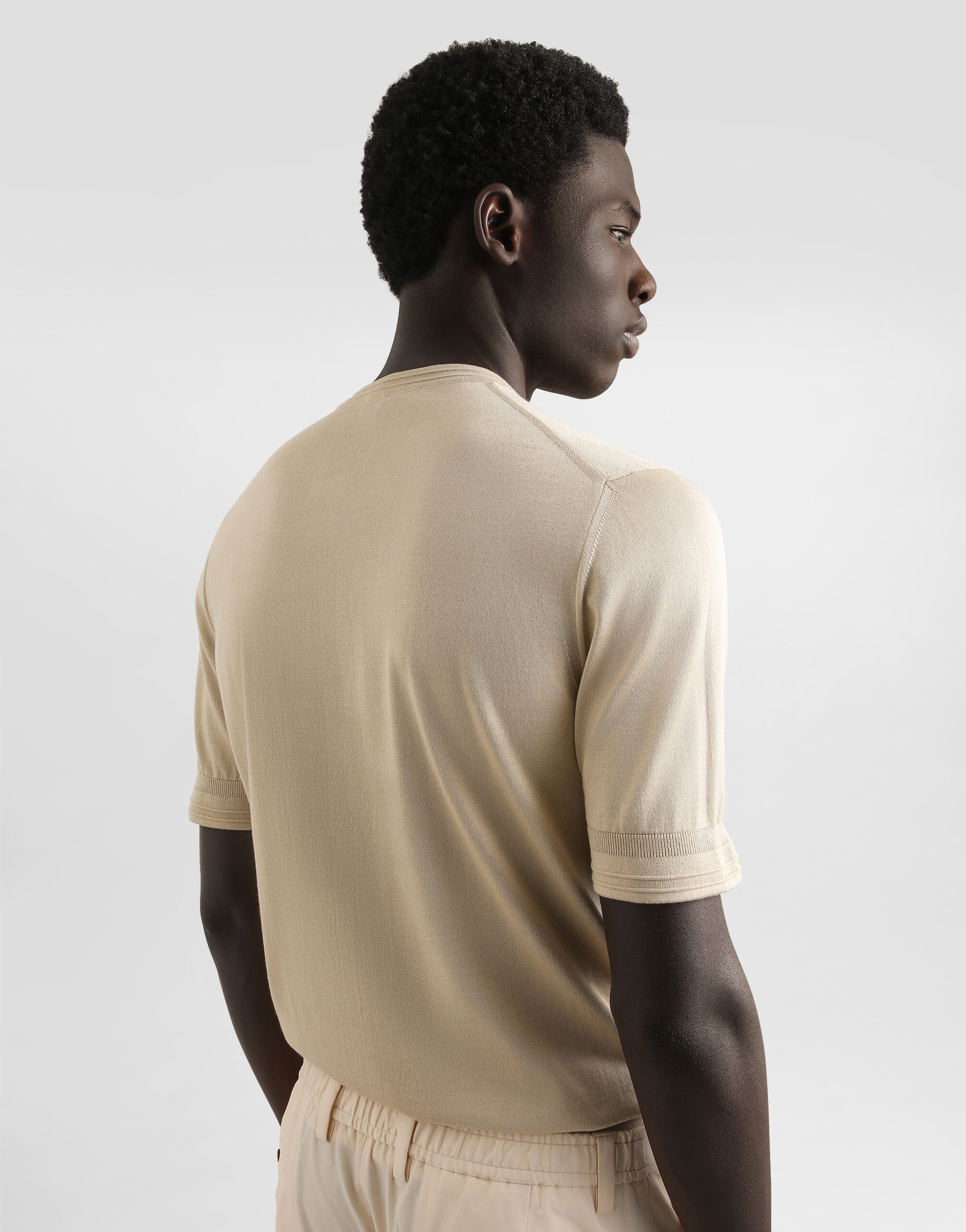 Silk crewneck pullover - 5