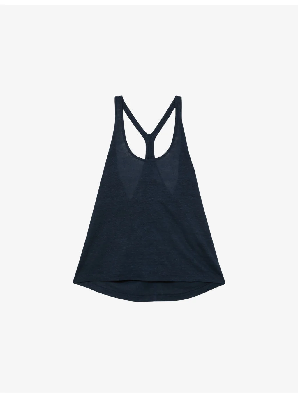Lidie Racer-Back Linen Vest - 1