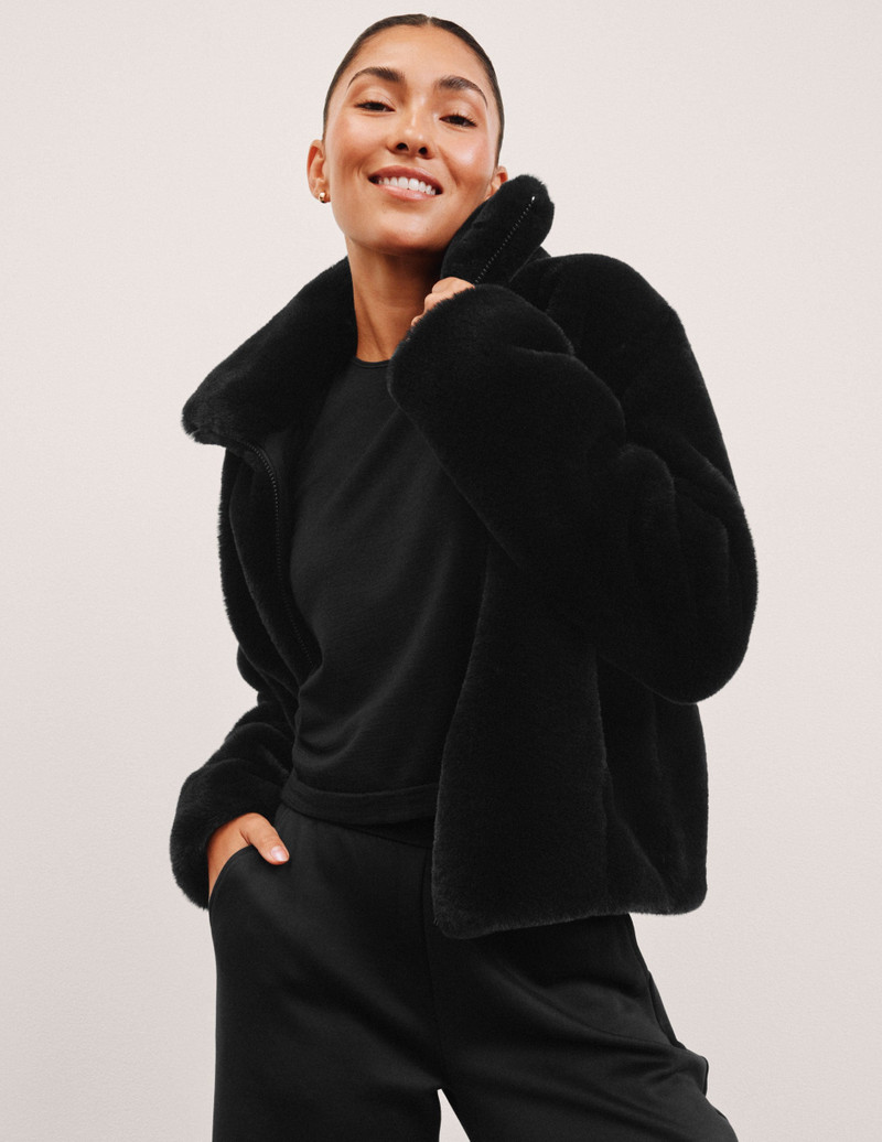 On The List Faux Fur Jacket 1