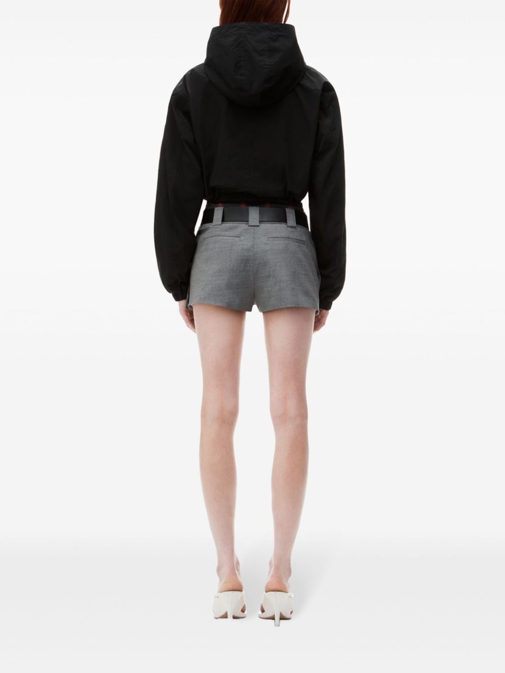 zip-up cropped jacket - 4
