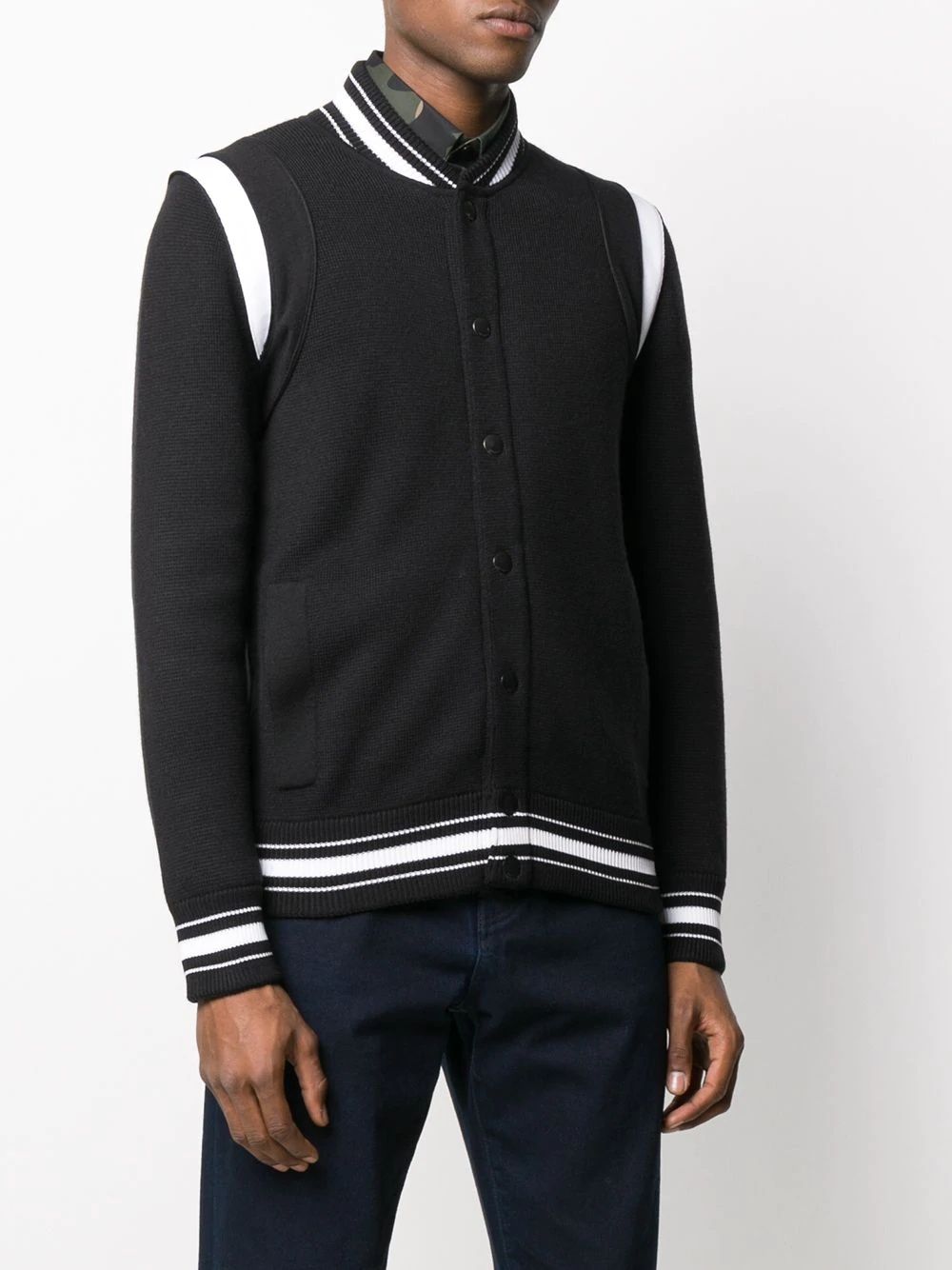 paneled bomber jacket - 3