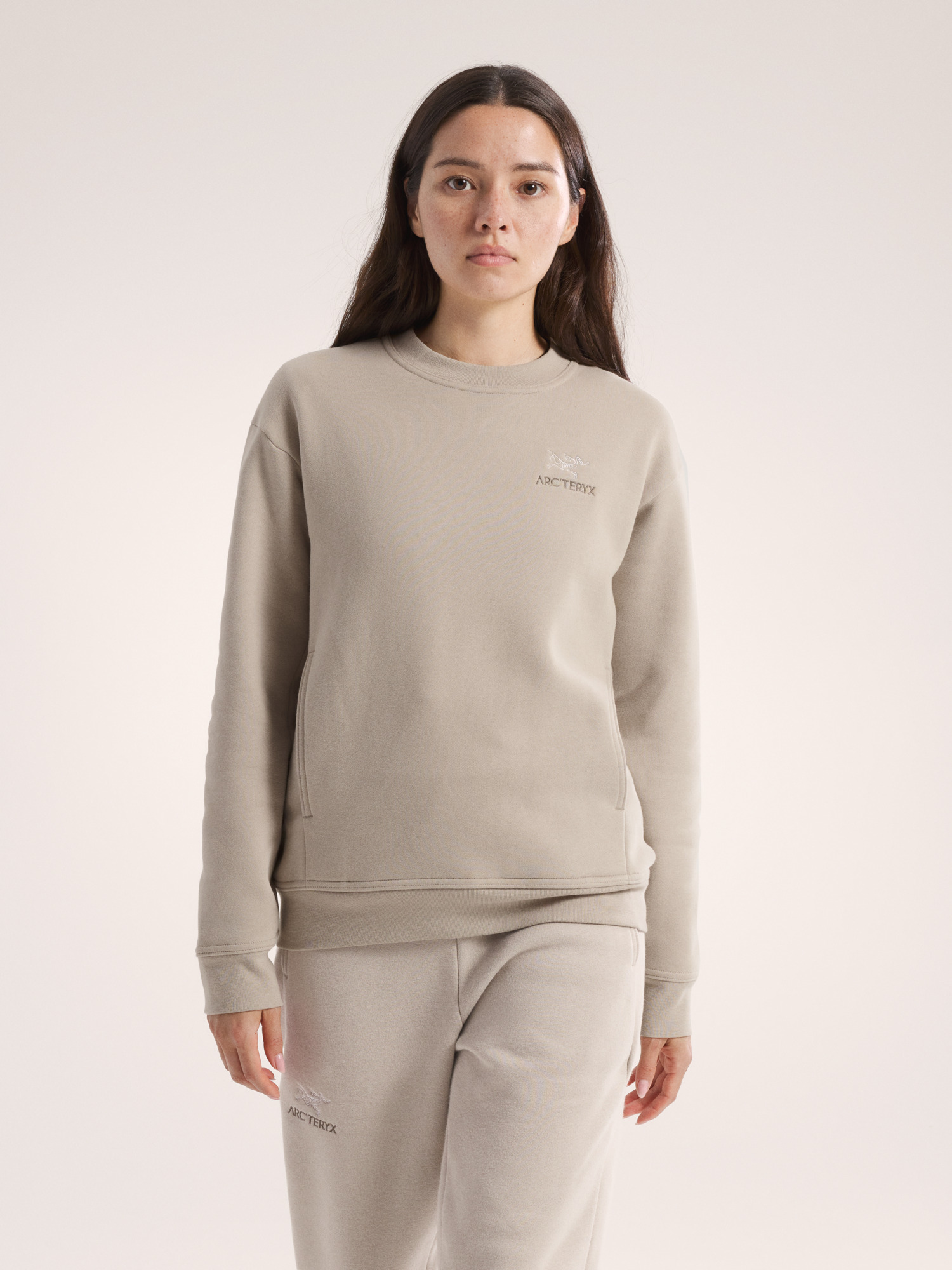 Emblem Fleece Crew Neck Pullover - 2