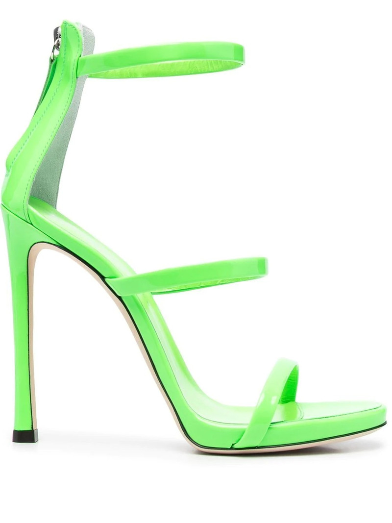 Harmony patent leather 125mm sandals 1