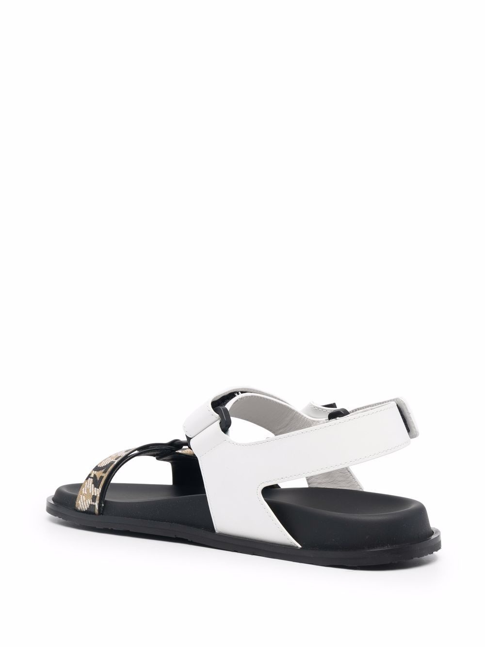 open-toe buckled sandals - 3