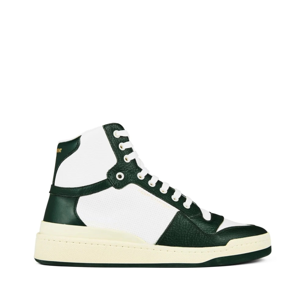 SAINT LAURENT VINTAGE LOGO MID-TOP SNEAKERS | miinto