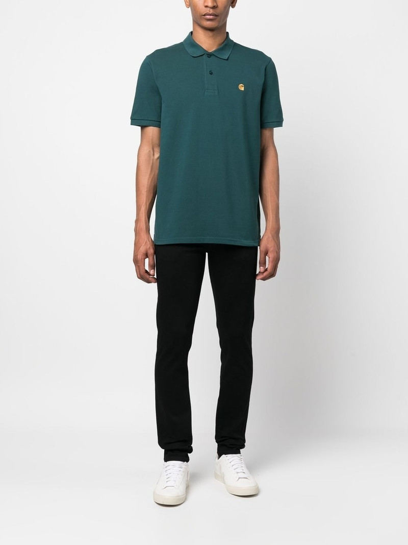 Carhartt embroidered-logo polo shirt outlook