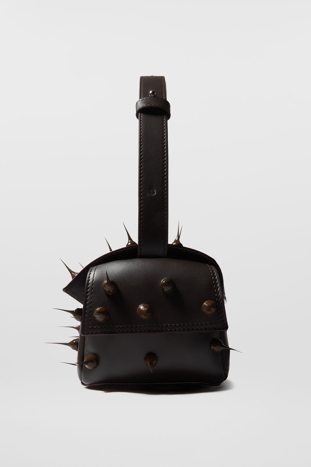 SPIKY SMALL LABAULETTO BAG / mud - 2