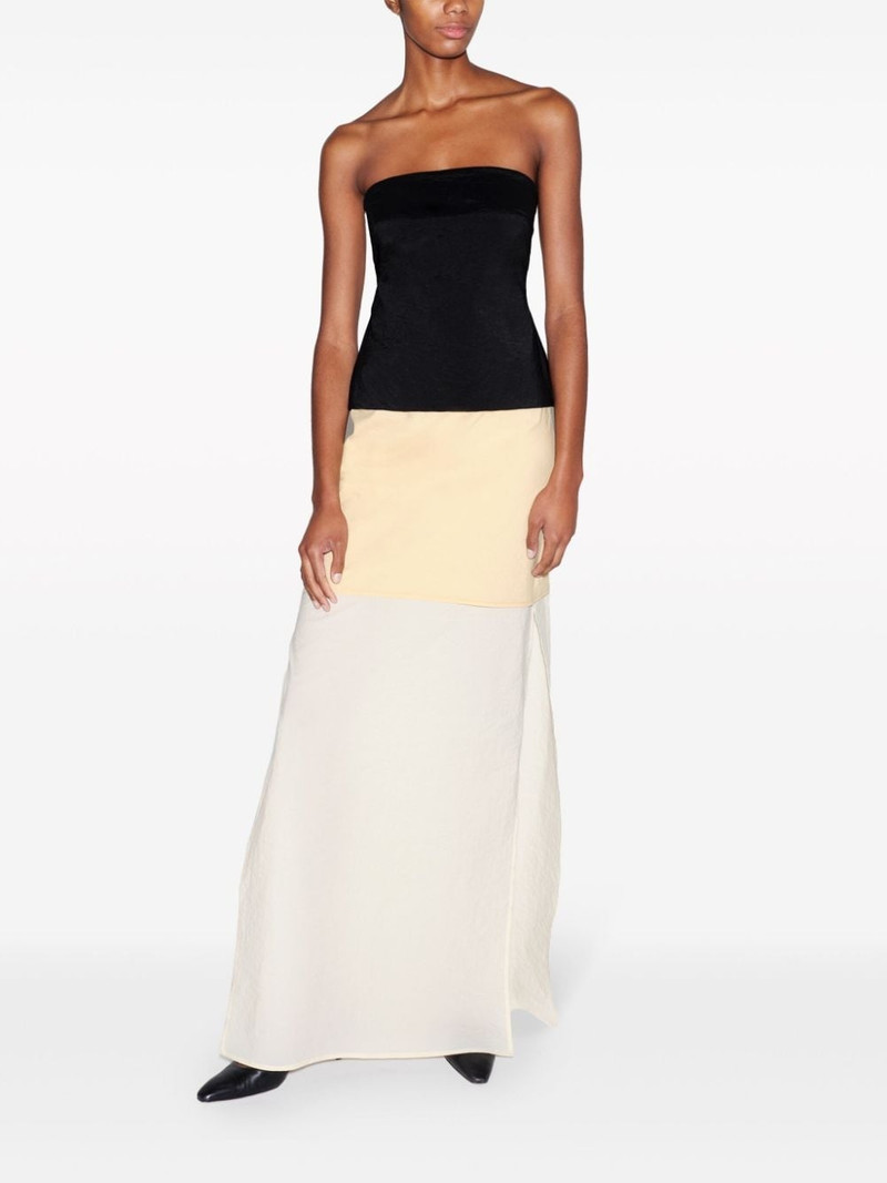 ROSETTA GETTY floor-length layered maxi skirt outlook