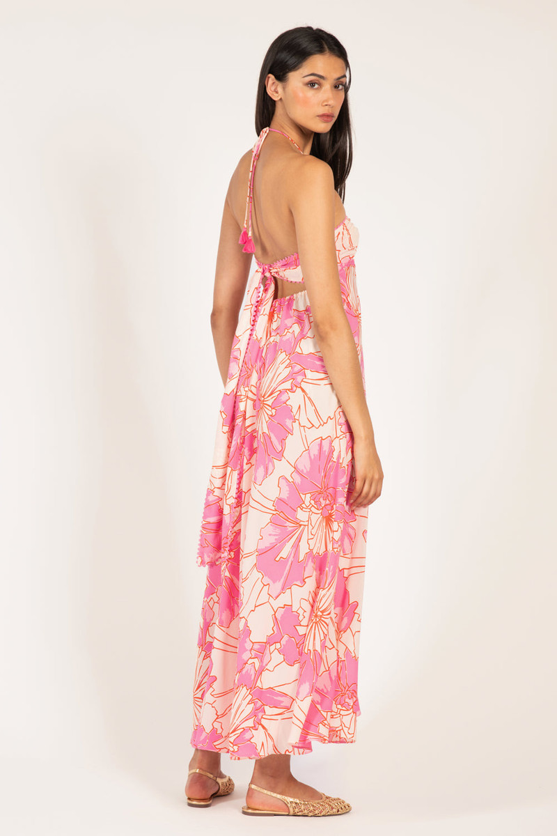 Long Dress Carla - Pink Petal 5