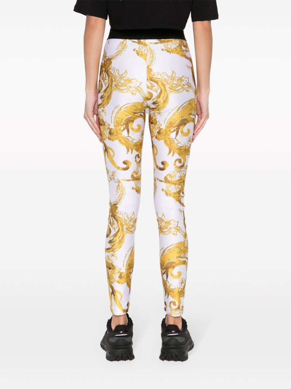 Watercolour Couture leggings - 4