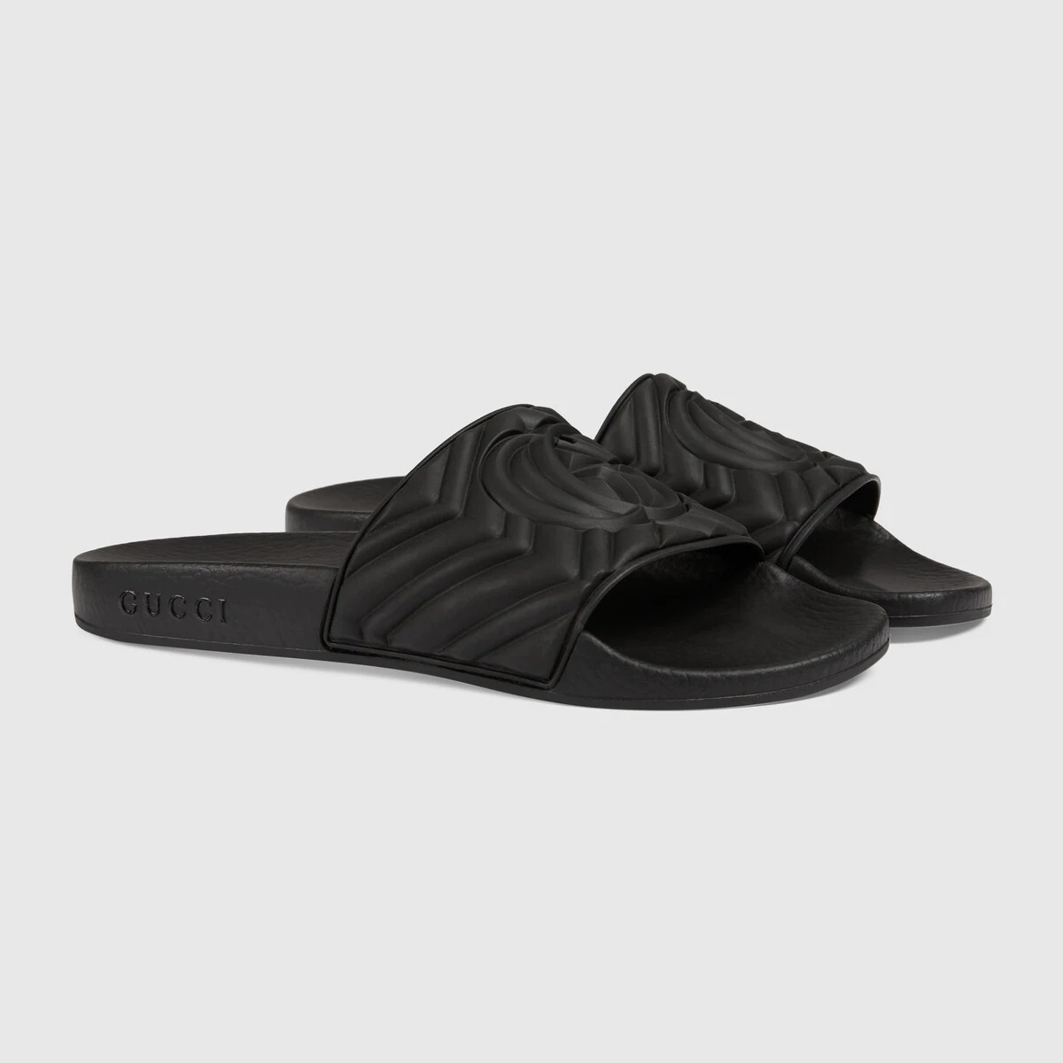 Women's matelassé rubber slide - 2