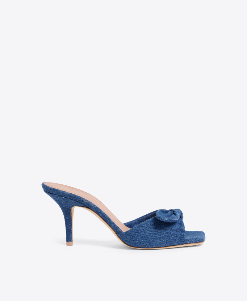 Vargas 70 Blue Denim Heeled Sandals 1