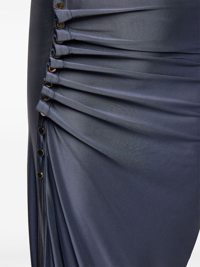 draped-detail skirt 6