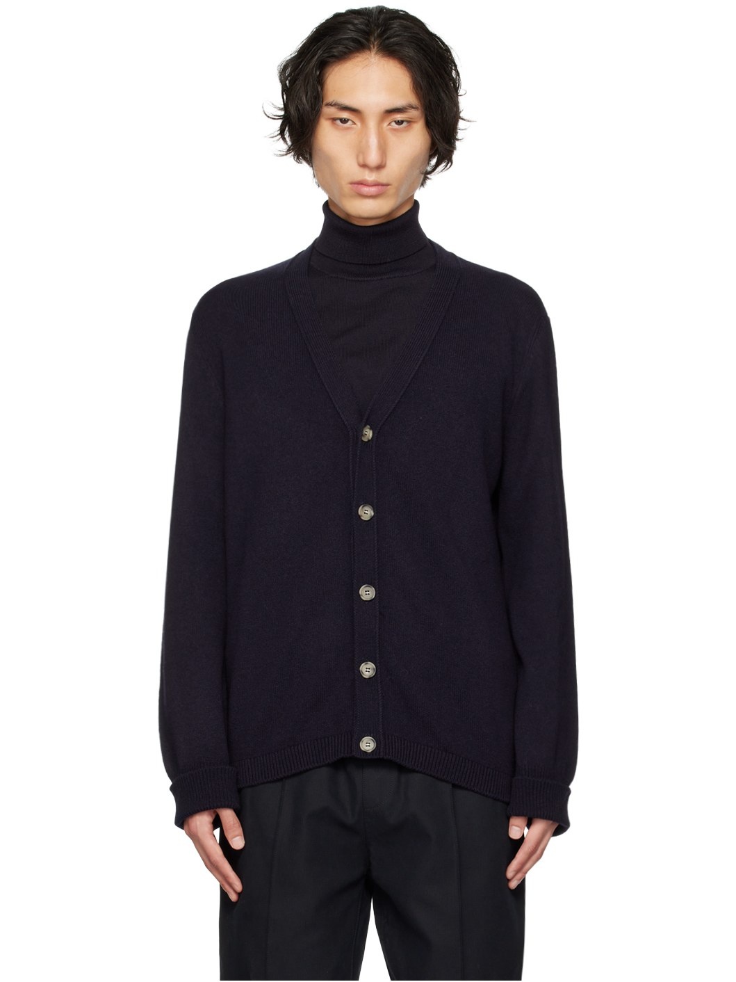 Navy Arthur Cardigan - 1