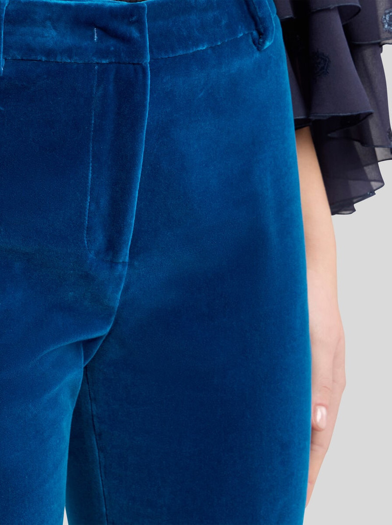 Etro COTTON VELVET TROUSERS outlook